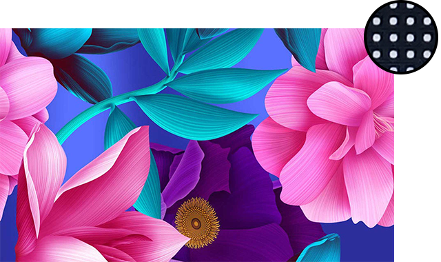 色彩鲜艳、亮度高